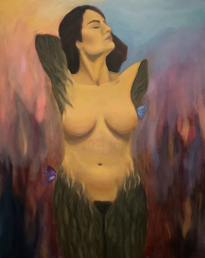 Зображення "Безрука Діва" від Дарʼя Бутряшкіна , розмір: 100х80 см, матеріали: Олія, полотно, медіум: Живопис, місто: Львів