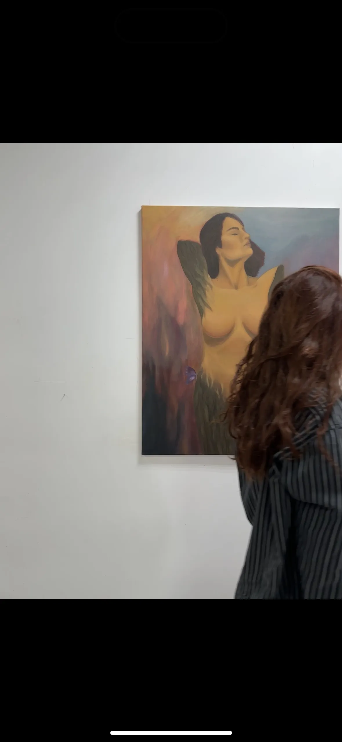 Зображення "Безрука Діва" від Дарʼя Бутряшкіна , розмір: 100х80 см, матеріали: Олія, полотно, медіум: Живопис, місто: Львів, серія: Страждання: глибина та плинність, ціна: $525 Фото 2 з 4.